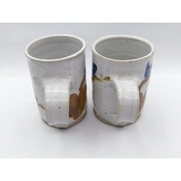 VTG '94 Tomlinson Craft Collection Baltimore Pottery Artisan Signed Mugs 4" - Picture 11 of 12